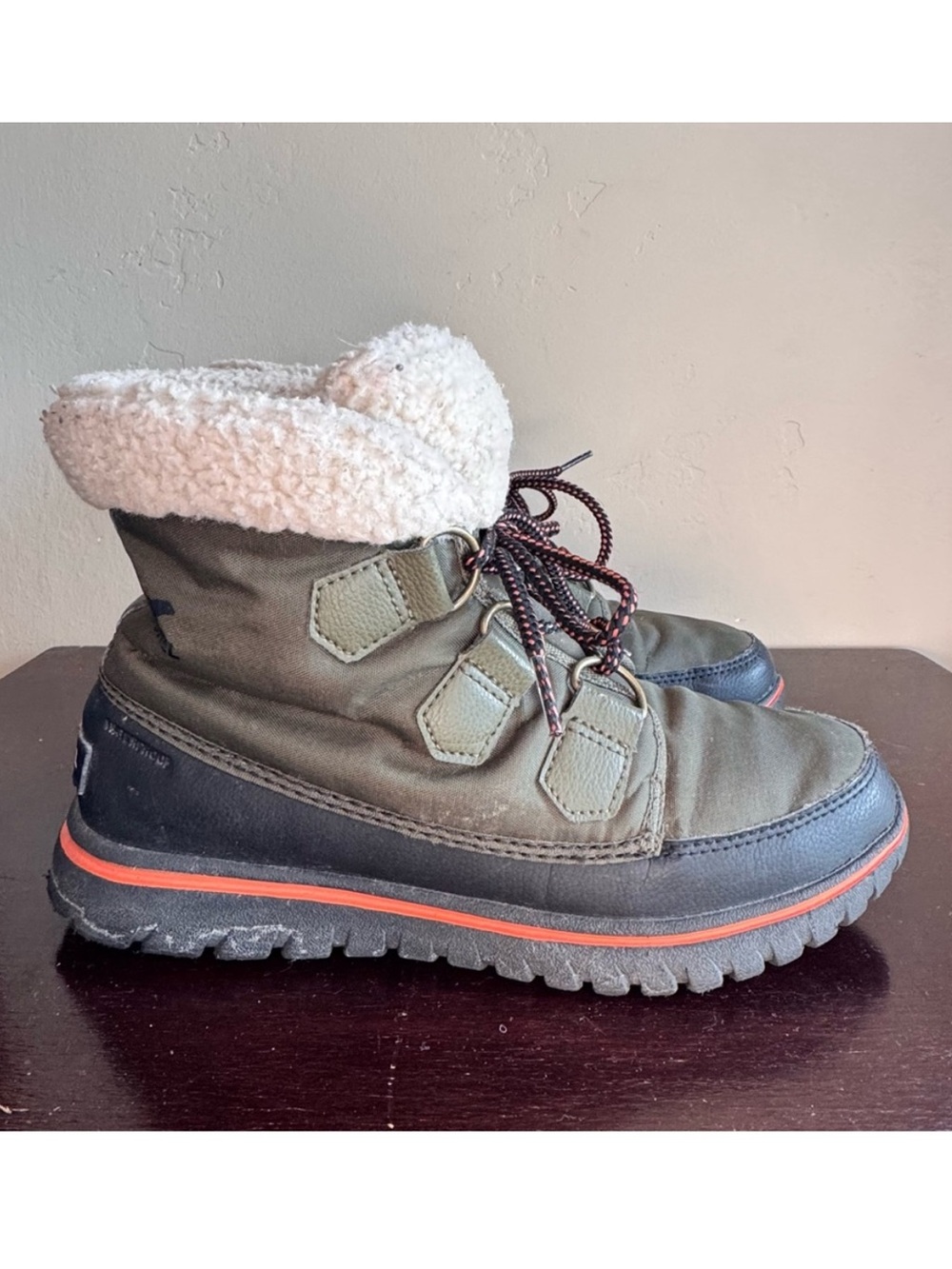 Sorel Cozy Carnival Winter Boots in Olive